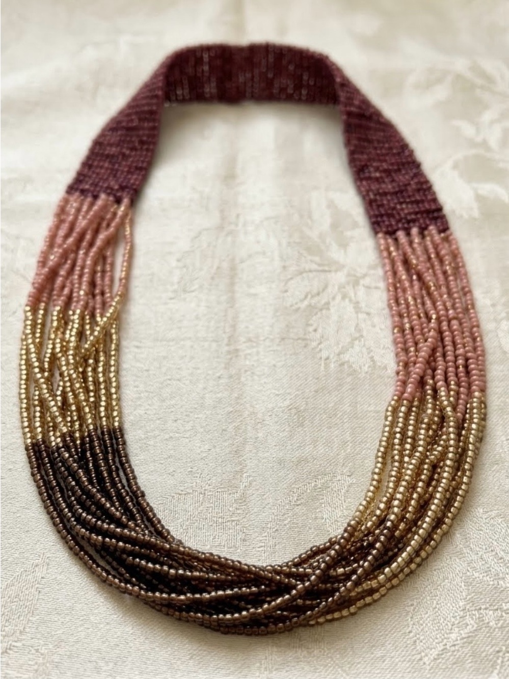 Elegant Multicolor Beaded Necklace